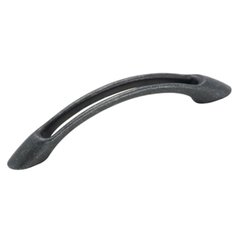 Essential'Z 3-3/4 Inch Center to Center Wrought Iron Dark Cabinet Pull Essential'Z 3-3/4 Inch Center to Center Wrought Iron Dark Cabinet Pull