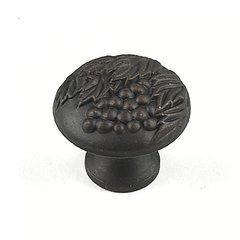 Vineyard 1-3/8 Inch Diameter Weathered Bronze/Copper Cabinet Knob Vineyard 1-3/8 Inch Diameter Weathered Bronze/Copper Cabinet Knob