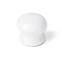White Porcelain Knob 1-1/8 inch Diameter White White Porcelain Knob 1-1/8 inch Diameter White