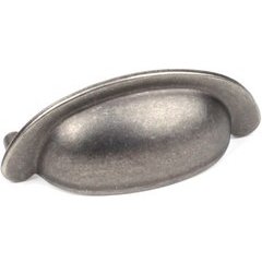 Bcc 2-33/64 Inch Zinc Die Cast Cup Pull - Antique Pewter Bcc 2-33/64 Inch Zinc Die Cast Cup Pull - Antique Pewter