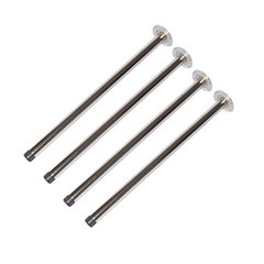 Slim Table Leg Set Chrome 27-3/4" H Slim Table Leg Set Chrome 27-3/4" H