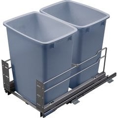 37% OFF Kessebohmer Double Trash Pullout 36 Quart Grey