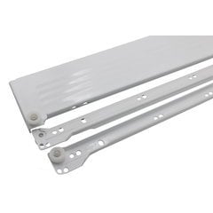 Metabox Slide 3.5 inch H x 22 inch L- White with Front Fix. Brackets Metabox Slide 3.5 inch H x 22 inch L- White with Front Fix. Brackets