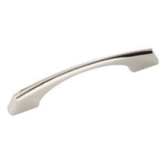 Greenwich 3-3/4 Inch Center to Center Bright Nickel Cabinet Pull Greenwich 3-3/4 Inch Center to Center Bright Nickel Cabinet Pull