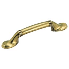 Sterling Traditions 3 Inch Center to Center Burnished Brass Cabinet Pull Sterling Traditions 3 Inch Center to Center Burnished Brass Cabinet Pull