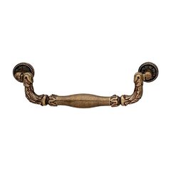 Artisan 5-1/16 Inch Center to Center Antique Brass Cabinet Bail Pull Artisan 5-1/16 Inch Center to Center Antique Brass Cabinet Bail Pull