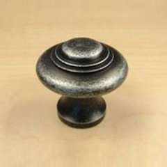 Hartford 1-3/8 Inch Diameter Aged Silver Cabinet Knob Hartford 1-3/8 Inch Diameter Aged Silver Cabinet Knob