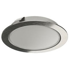 20% OFF Loox LED 2047 12V Recess/Surface Mount Puck Light, 3000K Warm White - Stainless Steel
