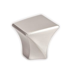 Fluidic 1-3/16 Inch Length Brushed Nickel Cabinet Knob Fluidic 1-3/16 Inch Length Brushed Nickel Cabinet Knob