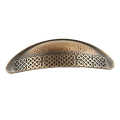 Highlander 3 Inch Center to Center Weathered Copper Cabinet Cup Pull Highlander 3 Inch Center to Center Weathered Copper Cabinet Cup Pull