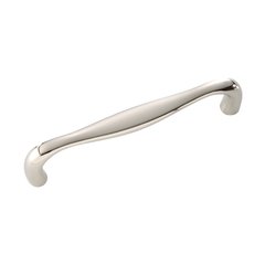 Triomphe 5-1/16 Inch Center to Center Bright Nickel Cabinet Pull Triomphe 5-1/16 Inch Center to Center Bright Nickel Cabinet Pull