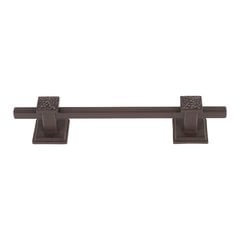 Craftsman 4 Inch Center to Center Aged Bronze Cabinet Pull Craftsman 4 Inch Center to Center Aged Bronze Cabinet Pull