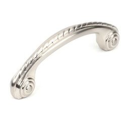 BCE 3 Inch cc Zinc Die Cast Pull - Satin Nickel BCE 3 Inch cc Zinc Die Cast Pull - Satin Nickel