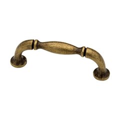 Mission 2-1/2 Inch Center to Center Antique Brass Cabinet Pull Mission 2-1/2 Inch Center to Center Antique Brass Cabinet Pull