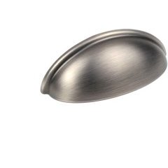 BCG 3 Inch cc Zinc Die Cast Cup Pull - Antique Pewter BCG 3 Inch cc Zinc Die Cast Cup Pull - Antique Pewter