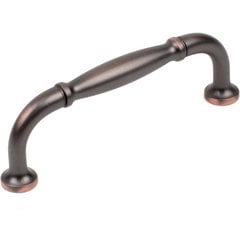 BCF 3 Inch cc Zinc Die Cast Pull - Oil Rubbed Bronze Highlighted BCF 3 Inch cc Zinc Die Cast Pull - Oil Rubbed Bronze Highlighted