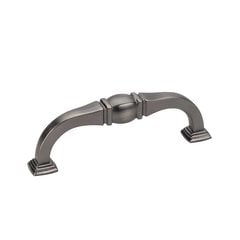 Katharine 3-3/4 Inch Center to Center Brushed Pewter Cabinet Pull Katharine 3-3/4 Inch Center to Center Brushed Pewter Cabinet Pull