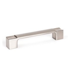 Segment 5-1/16 Inch Center to Center Brushed Nickel Cabinet Pull Segment 5-1/16 Inch Center to Center Brushed Nickel Cabinet Pull