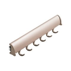 Elite Belt Rack Matte Nickel 11-7/8 inch L - 5 Hook Elite Belt Rack Matte Nickel 11-7/8 inch L - 5 Hook