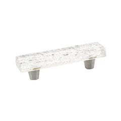 Ice 3 Inch Center to Center Clear Pearl Cabinet Pull Ice 3 Inch Center to Center Clear Pearl Cabinet Pull