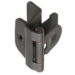 Double Demountable 1/4" Overlay Hinge Oil Rubbed Bronze- Pai Double Demountable 1/4" Overlay Hinge Oil Rubbed Bronze- Pai