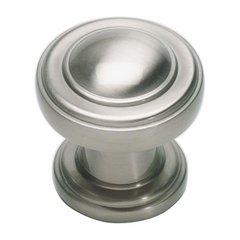 Bronte 1-1/8 Inch Diameter Brushed Nickel Cabinet Knob Bronte 1-1/8 Inch Diameter Brushed Nickel Cabinet Knob