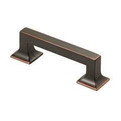 Studio 3 Inch Center to Center Oil Rubbed Bronze Highlighted Cabinet Pull Studio 3 Inch Center to Center Oil Rubbed Bronze Highlighted Cabinet Pull