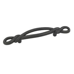 French Twist 3 Inch Center to Center Black Iron Cabinet Pull French Twist 3 Inch Center to Center Black Iron Cabinet Pull