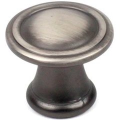 BCG 1-3/16 Inch Zinc Die Cast Knob - Antique Pewter BCG 1-3/16 Inch Zinc Die Cast Knob - Antique Pewter