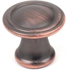 BCF 1-3/16 Inch Zinc Die Cast Knob - Oil Rubbed Bronze Highlighted BCF 1-3/16 Inch Zinc Die Cast Knob - Oil Rubbed Bronze Highlighted
