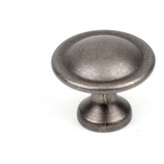 Bcc 1-3/16 Inch Zinc Die Cast Knob - Antique Pewter Bcc 1-3/16 Inch Zinc Die Cast Knob - Antique Pewter