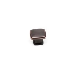 BCI 1-1/4 Inch Square Knob - Oil Rubbed Bronze with Highlights BCI 1-1/4 Inch Square Knob - Oil Rubbed Bronze with Highlights
