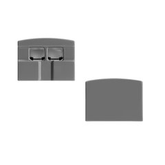 Tresco Square End Cap Set Gray Tresco Square End Cap Set Gray