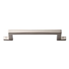 Campaign Bar Pull 3-3/4 inch Center to Center Brushed Nickel Campaign Bar Pull 3-3/4 inch Center to Center Brushed Nickel