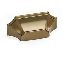 EMPIRE DESIGNS 3 Inch Center to Center Brushed Bronze Cabinet Cup Pull EMPIRE DESIGNS 3 Inch Center to Center Brushed Bronze Cabinet Cup Pull