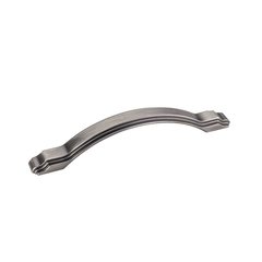 Maybeck 5-1/16 Inch Center to Center Brushed Pewter Cabinet Pull Maybeck 5-1/16 Inch Center to Center Brushed Pewter Cabinet Pull