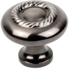 BCE 1-1/4 Inch Zinc Die Cast Knob - Brushed Black Nickel BCE 1-1/4 Inch Zinc Die Cast Knob - Brushed Black Nickel