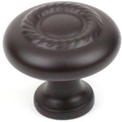 BCE 1-1/4 Inch Zinc Die Cast Knob - Oil Rubbed Bronze BCE 1-1/4 Inch Zinc Die Cast Knob - Oil Rubbed Bronze