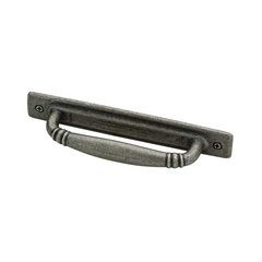 Iron Craft II 4 Inch Center to Center Tumbled Pewter Cabinet Pull Iron Craft II 4 Inch Center to Center Tumbled Pewter Cabinet Pull