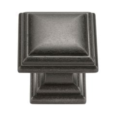 Somerset 1-1/8 Inch Diameter Black Nickel Vibed Cabinet Knob Somerset 1-1/8 Inch Diameter Black Nickel Vibed Cabinet Knob