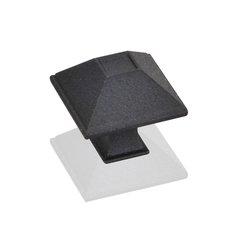 Tahoe 1-1/4 Inch Diameter Black Cabinet Knob Tahoe 1-1/4 Inch Diameter Black Cabinet Knob