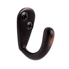 Amerock Small Single Prong Hook-Oil Rubbed Bronze Amerock Small Single Prong Hook-Oil Rubbed Bronze