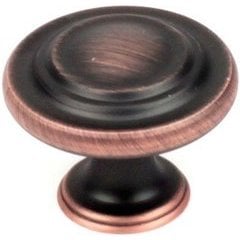 BCD 1-11/32 Inch Zinc Die Cast Knob - Oil Rubbed Bronze Highlighted BCD 1-11/32 Inch Zinc Die Cast Knob - Oil Rubbed Bronze Highlighted