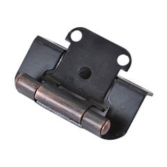 Partial Wrap 1/2" Overlay Hinge Pair Vintage Bronze Partial Wrap 1/2" Overlay Hinge Pair Vintage Bronze