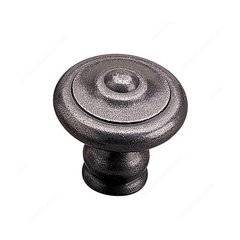 Forged Iron 13/16 Inch Diameter Natural Iron Cabinet Knob Forged Iron 13/16 Inch Diameter Natural Iron Cabinet Knob