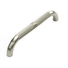 Versailles Forged Solid Brass 10 Inch Center to Center Satin Nickel Appliance Pull Versailles Forged Solid Brass 10 Inch Center to Center Satin Nickel Appliance Pull