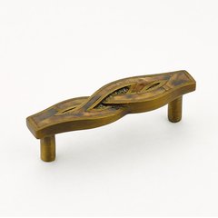 Arioso 2-1/8 Inch Center to Center Tiger Penshell, Estate Dover Cabinet Pull Arioso 2-1/8 Inch Center to Center Tiger Penshell, Estate Dover Cabinet Pull