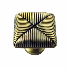 Textures 1 Inch Diameter Satin Antique Brass Cabinet Knob Textures 1 Inch Diameter Satin Antique Brass Cabinet Knob