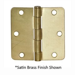 5/8" Radius Door Hinge 4" X 4" Oil Rubbed Bronze 5/8" Radius Door Hinge 4" X 4" Oil Rubbed Bronze