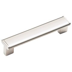 Italian Designs Tenor 6-5/16 Inch Center to Center Satin Nickel Cabinet Pull Italian Designs Tenor 6-5/16 Inch Center to Center Satin Nickel Cabinet Pull
